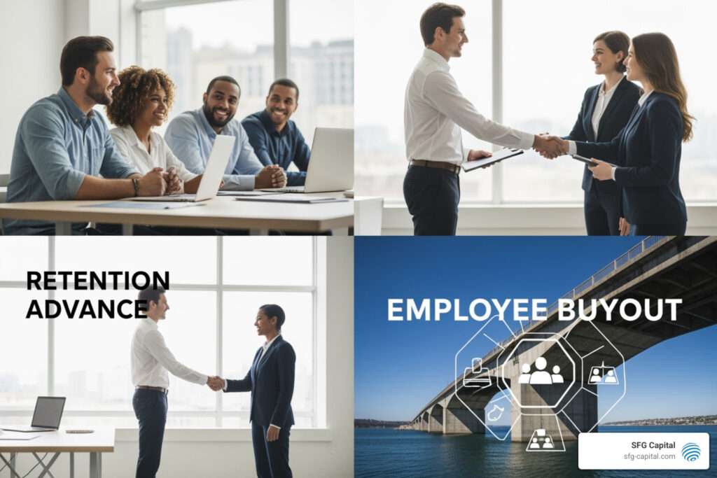 employee retention advance buyout